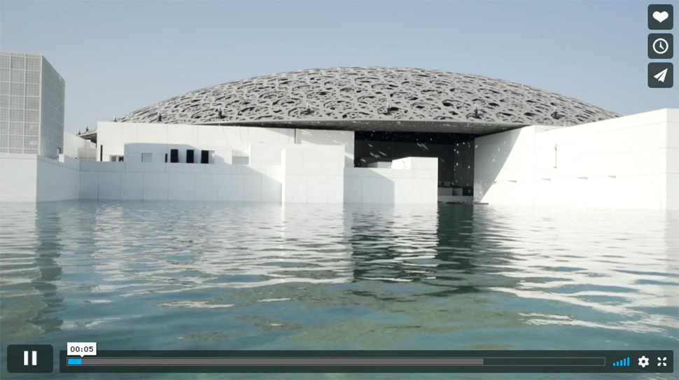 گزارش ویدئویی از موزه لوور ابوظبی در آستانه افتتاح